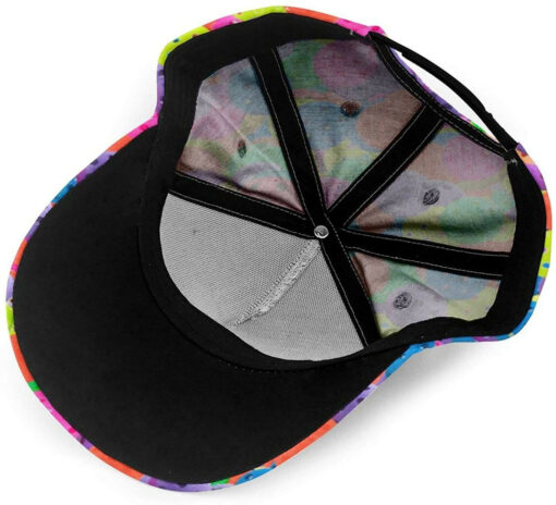 Pickleball Balls Colors Pattern Baseball Adjustable Men Women Athletic Hat Classic Cap - Image 4