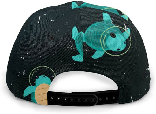 Space Turtle Print Casual Baseball 3D Cap Adjustable Twill Sports Dad Hats for Unisex Hat Classic Cap - Image 3