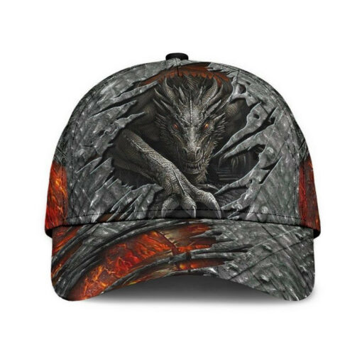 Dragon Red Eyes Lava Classic Cap 3D Unisex Hat, Cap For Summer, Human Cap, Trending Cap, American Cap Hat Classic Cap