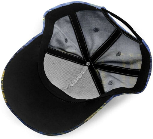 Starry Night Classic Baseball 3D Cap Adjustable Twill Sports Dad Hats for Unisex - Image 4