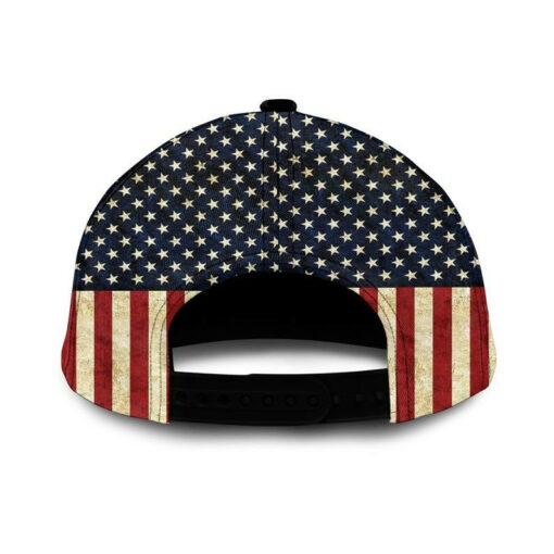 Veteran American Flag Hat Proud US Military I Was There Sometimes I Still Hat Classic Cap - Image 4