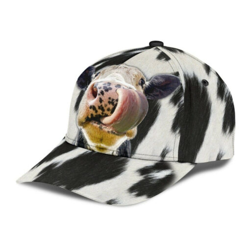 Cow Print Classic Hat Classic Cap - Image 3