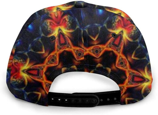 Psychedelic Abstract Trippy Kaleidoscope Adjustable - Classic Cap - Image 2