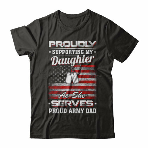 Supporting My Daughter As She Serves Proud Army Dad