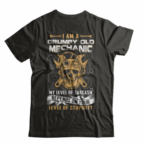 I'm A Grumpy Old Mechanic My Level Of Sarcasm