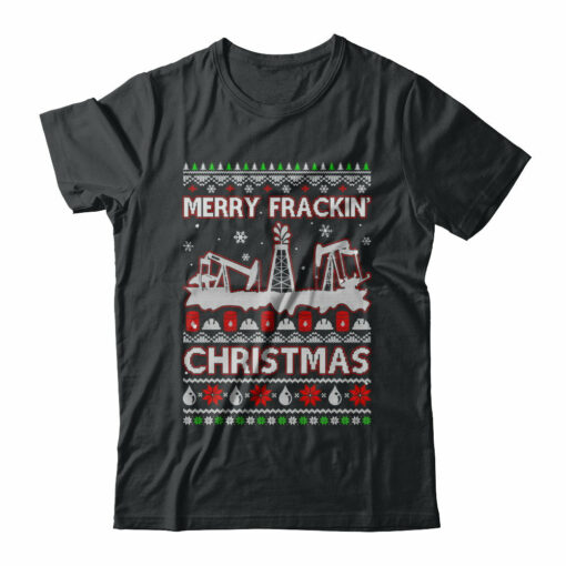 Oilfield Merry Fracking Christmas Ugly Sweater Gifts